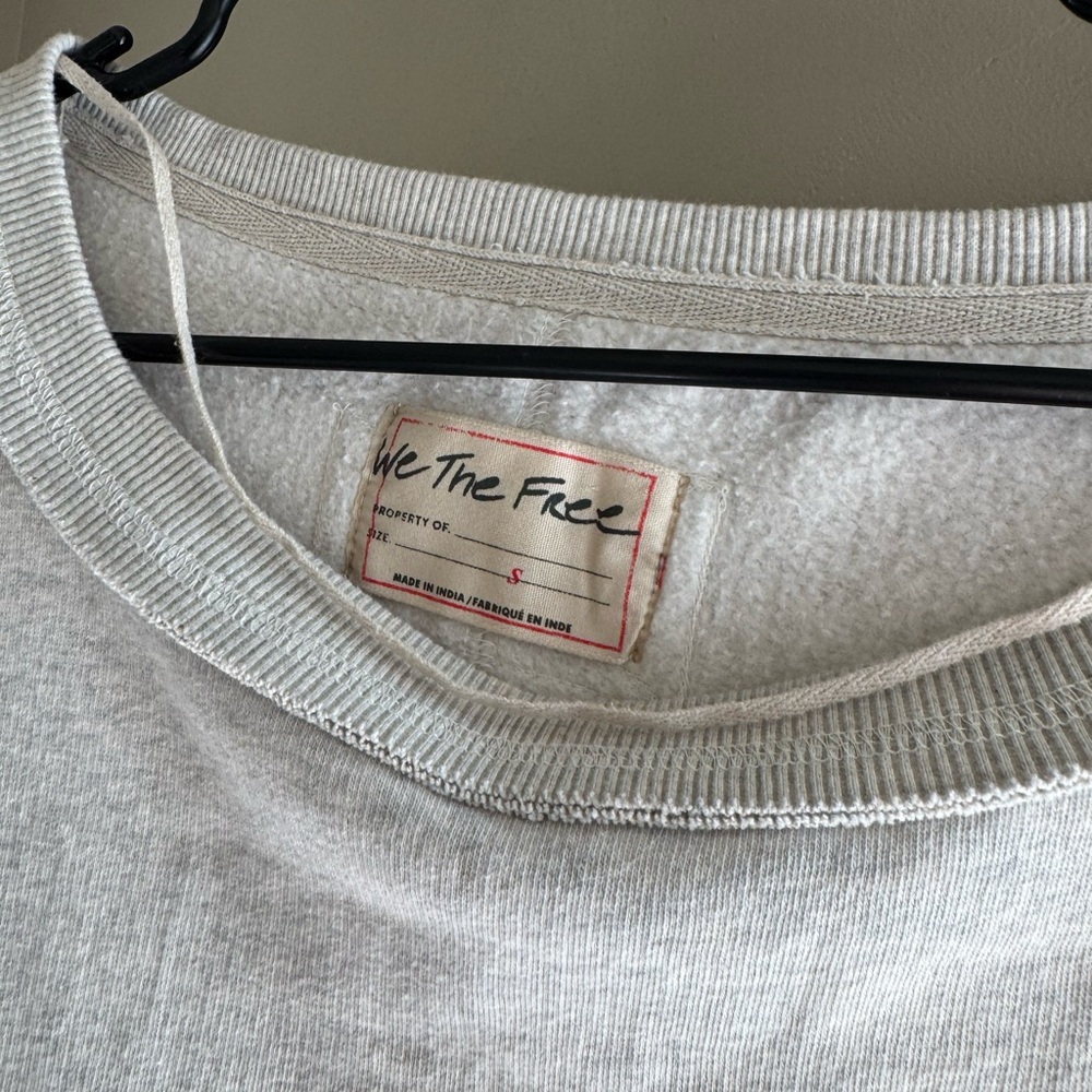 We The Free Gray Sweatshirt Dress